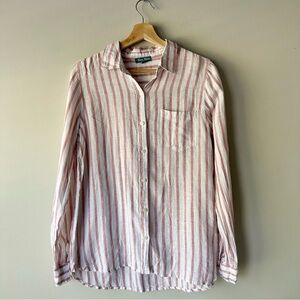 Fleur Bleue Button Down Blouse